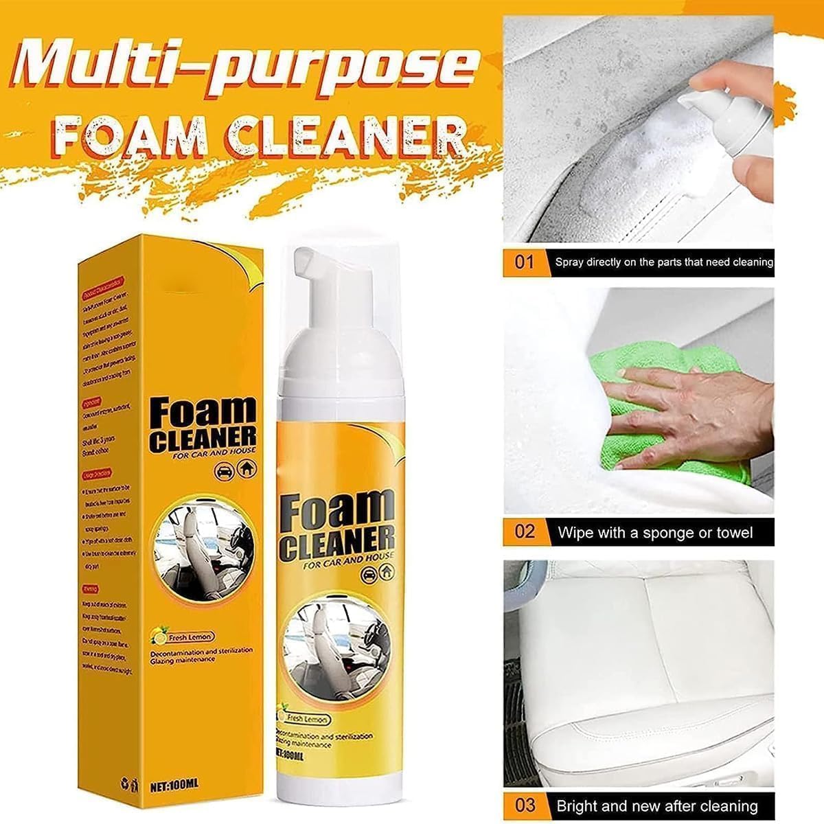 FOAM CLEANER — Mousse Nettoyante Multi-Usage