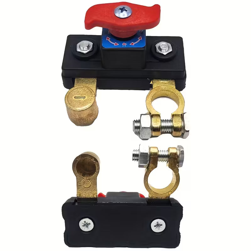 Interrupteur de Coupure de Batterie – 12/24 V en Cuivre pour Gestion d’Énergie