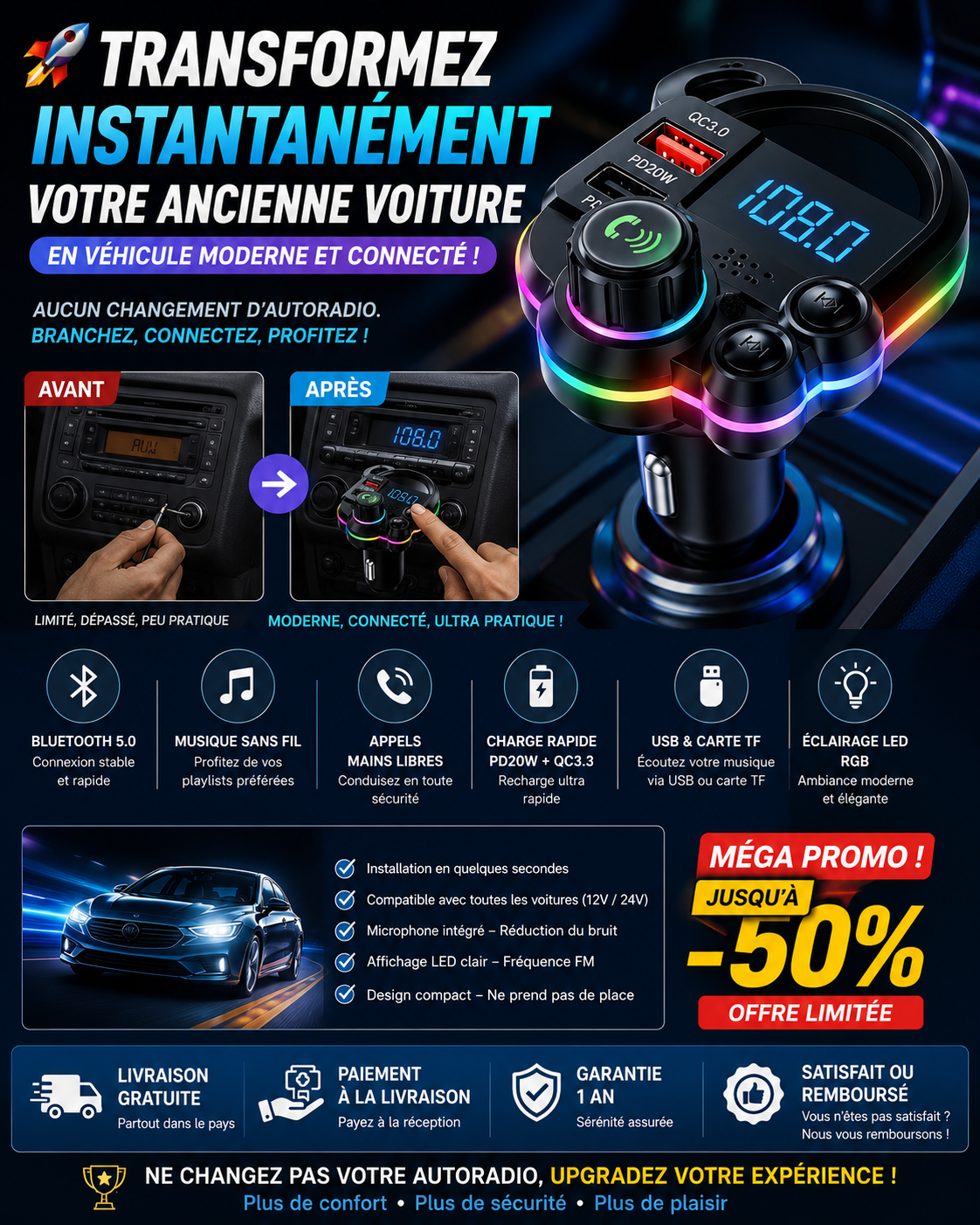 CarSync™ 5-en-1